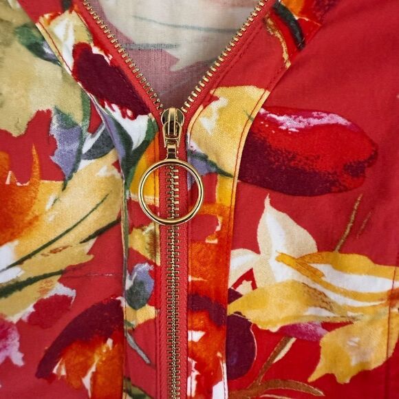 Guess Red and Yellow Floral Dress - Picture 6 of 9